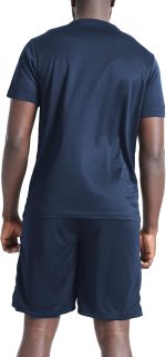 BUYJYA Men's Workout Clothes Athletic Shorts Shirt Set 3 Pack for Basketball Football Exercise Training Running Gym - Image 5